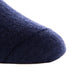 Solid Ribbed Navy Luxury Socks - KING'S