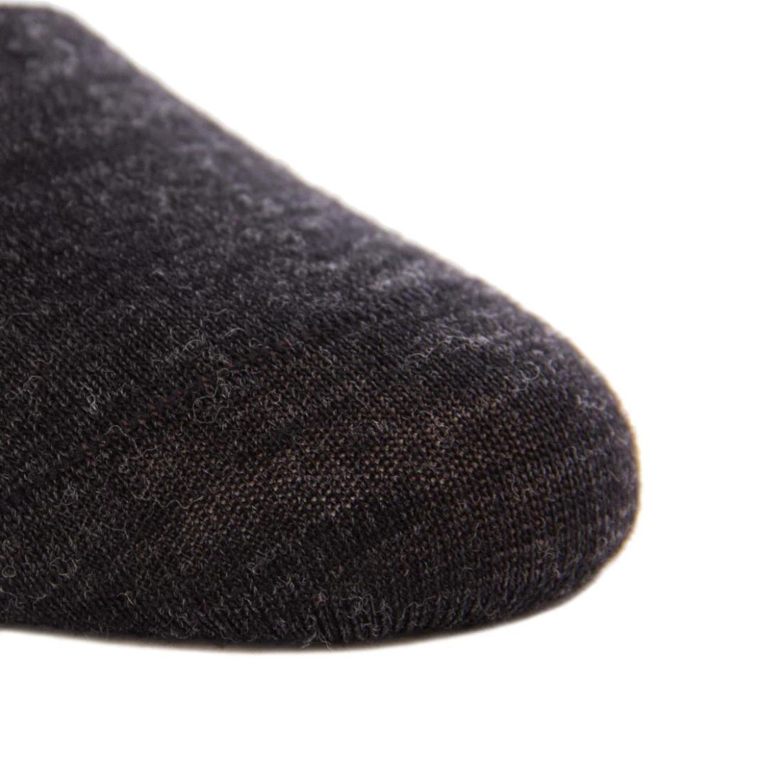 Charcoal with Sky Blue Stripe Luxury Socks