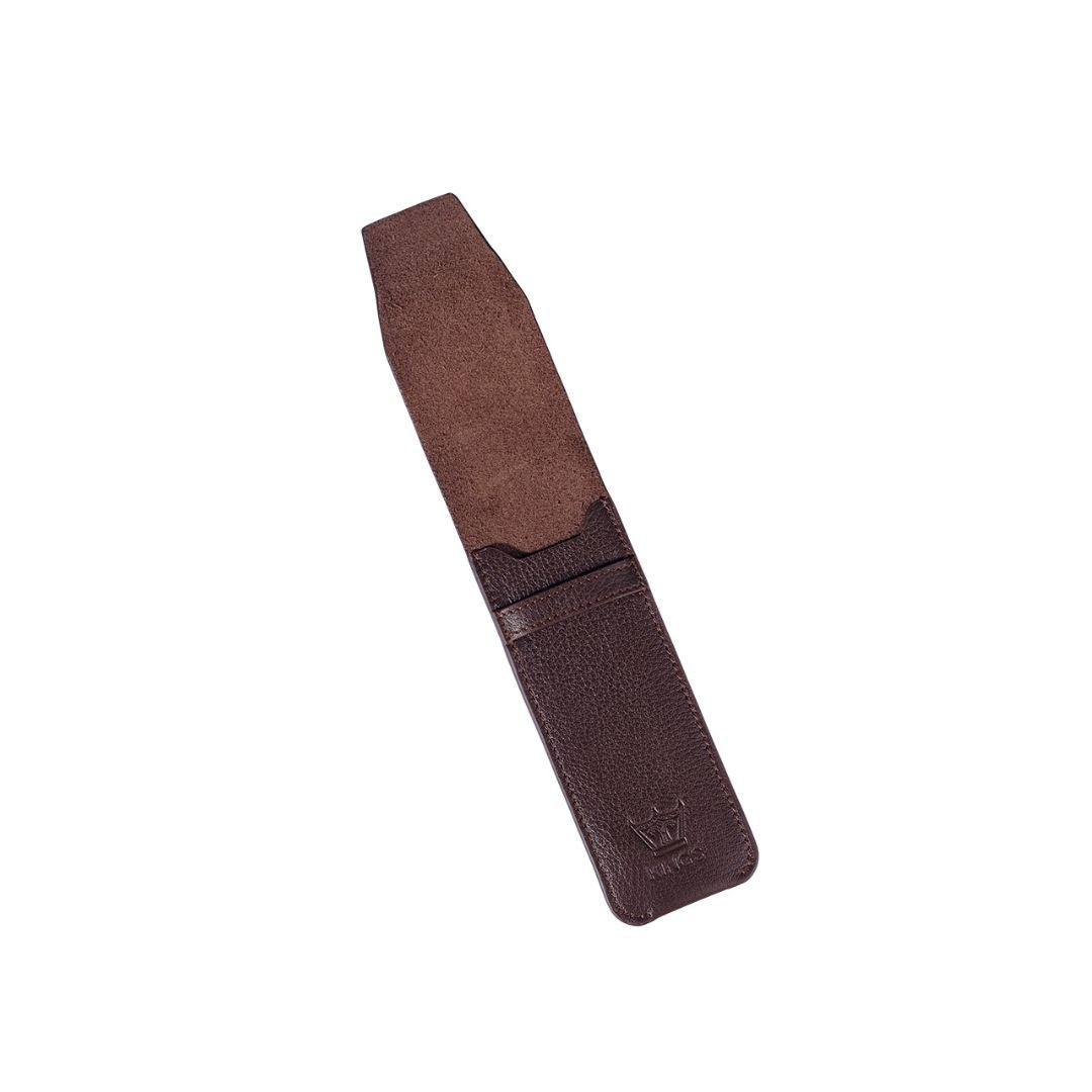 Luxe Pen Sleeve - Chocolate - KING'S