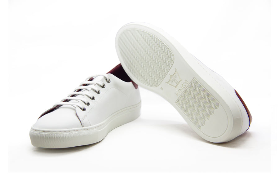 Tennis Style Sneaker - White (UK6 Only) - KING'S