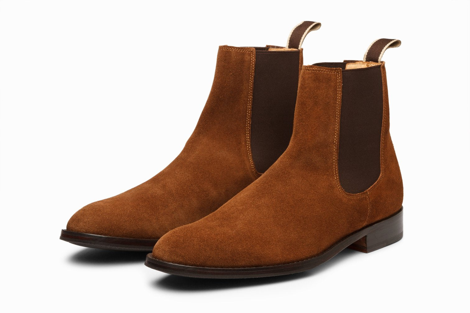 Chelsea Boot - Cognac Suede - KING'S