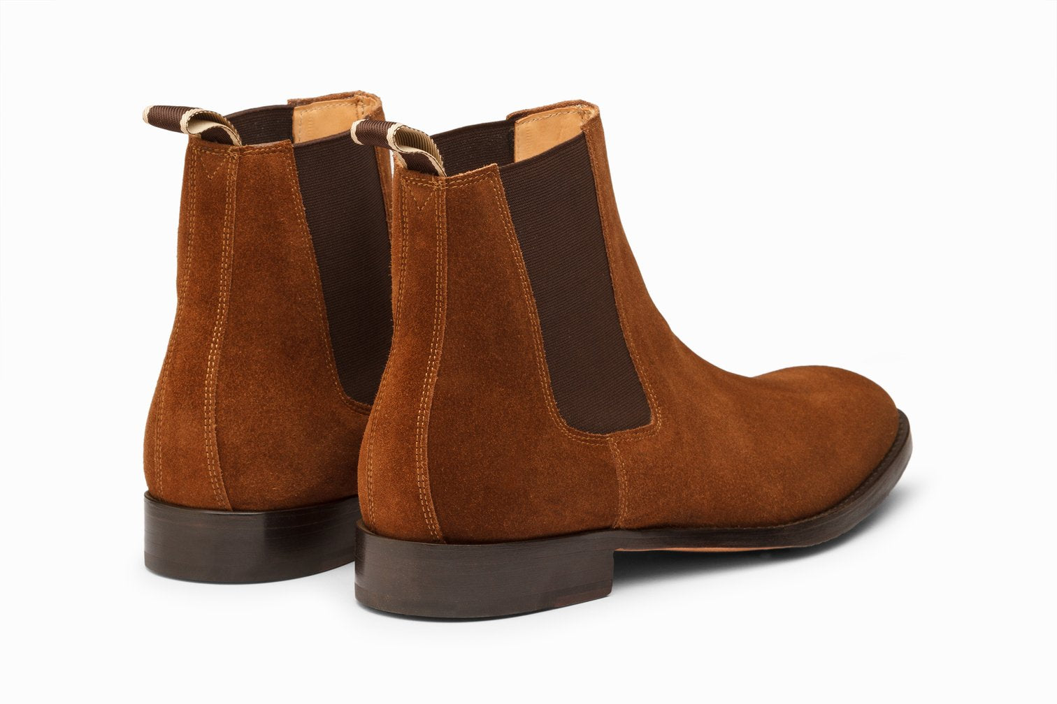 Chelsea Boot - Cognac Suede - KING'S