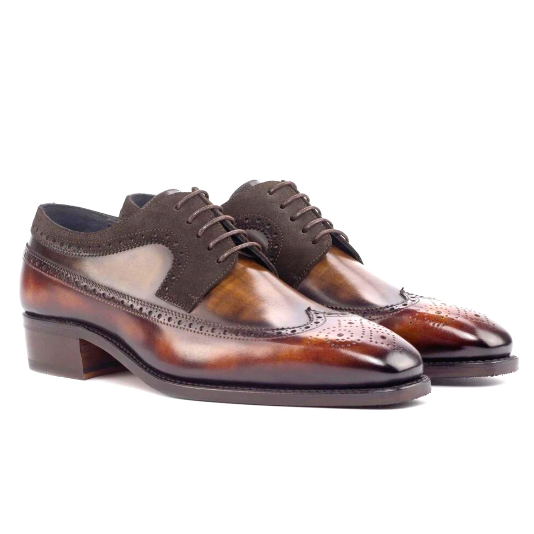 Longwing Derby - Patina and Suede - KING'S