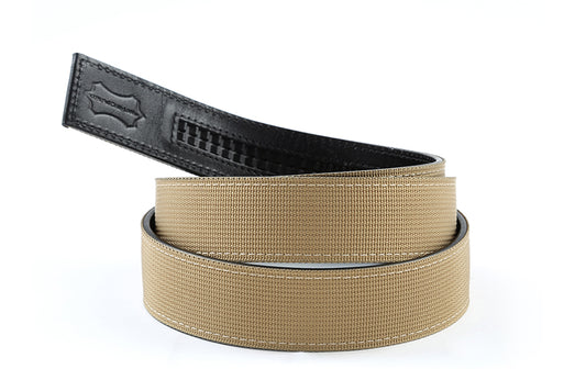 1.5" Canvas Beige Belt - KING'S