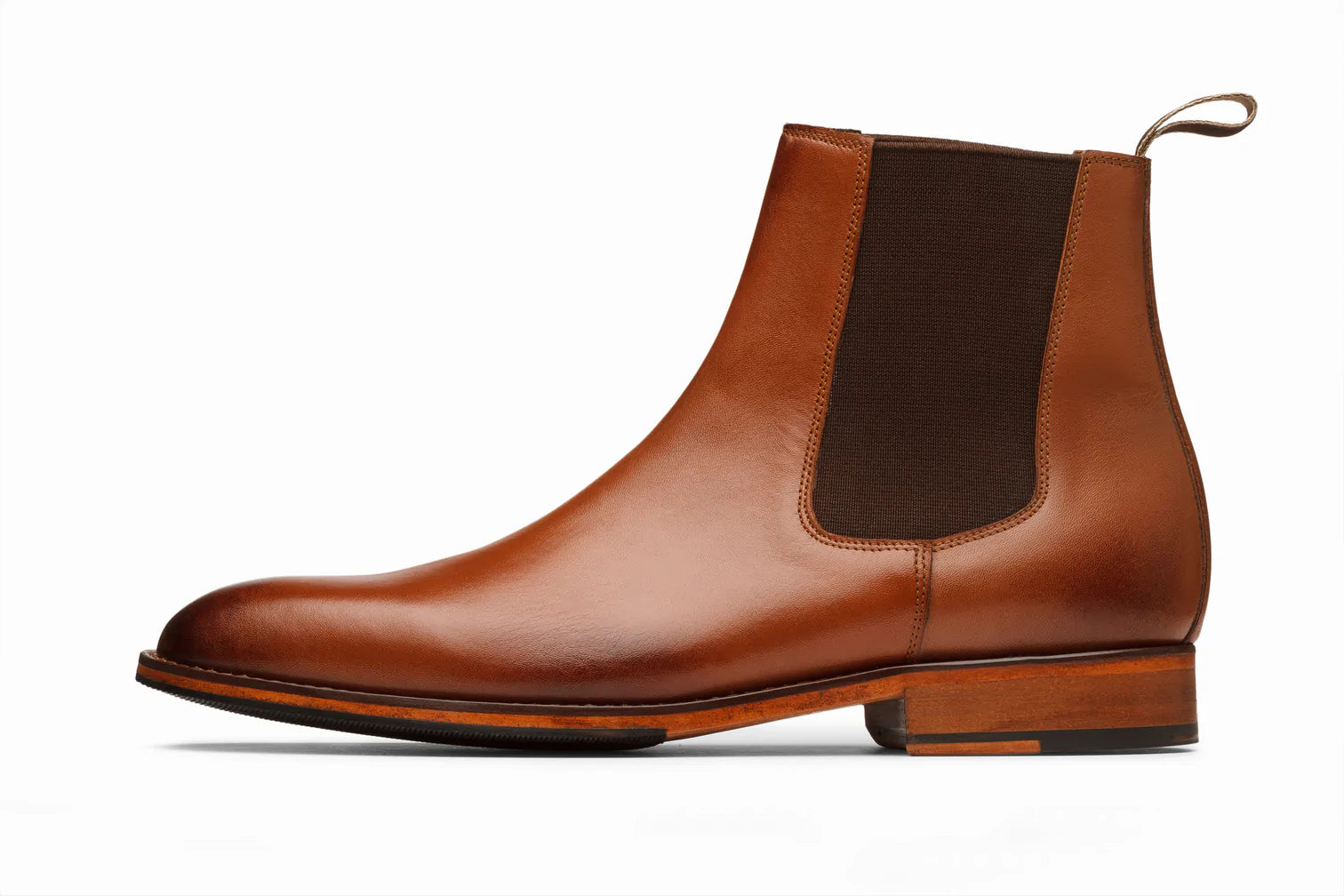 Men chelsea cheap boots tan