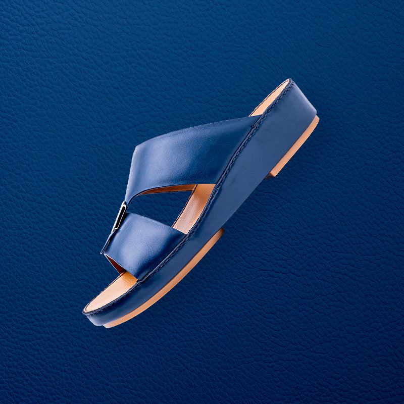 Raffinato di lusso oceana blue, sandals for men in Dubai.