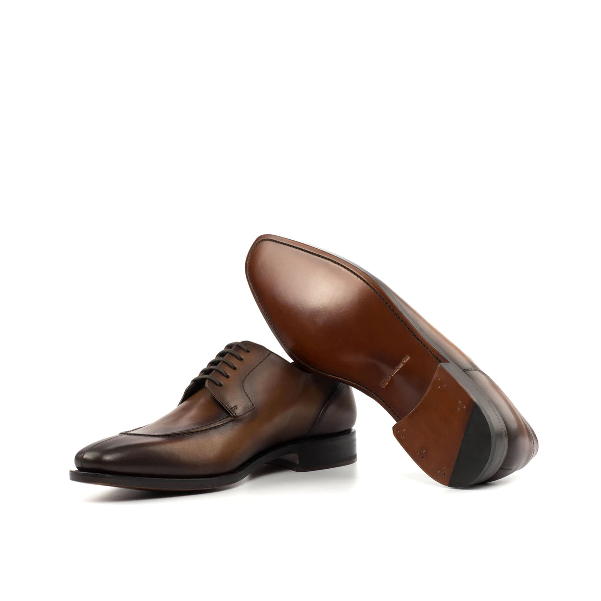 Split Toe Derby - Burnished Medium Brown