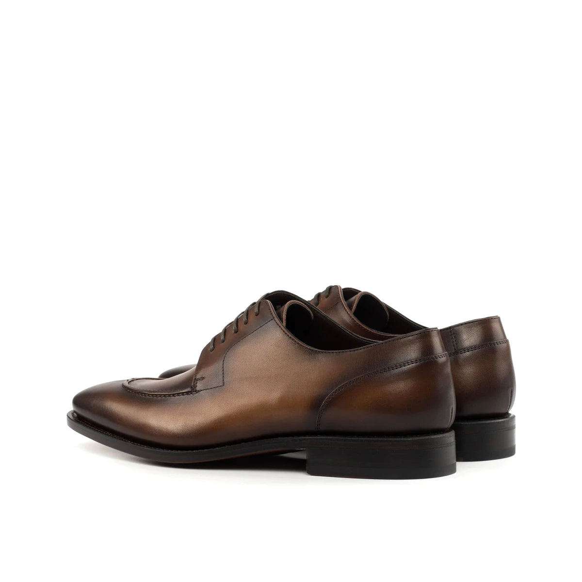 Split Toe Derby - Burnished Medium Brown