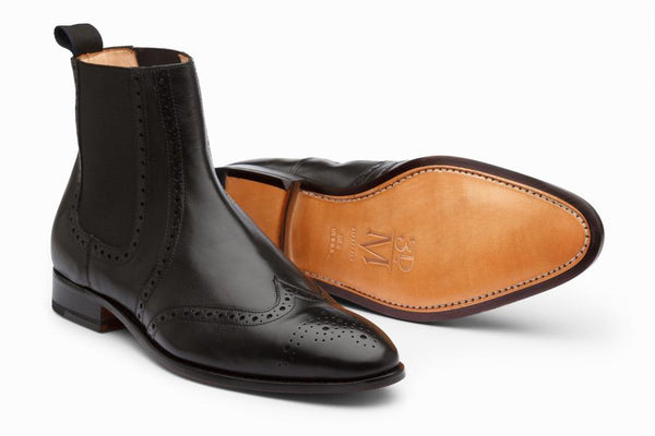 Leather hotsell brogue boots