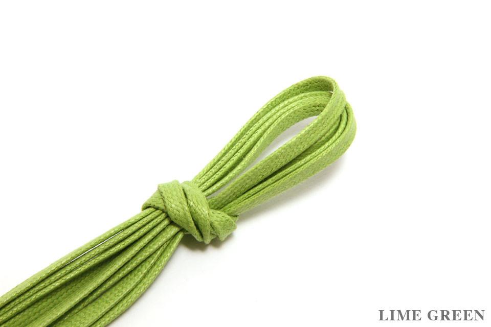 flat Shoelaces - Lime Green - KING'S