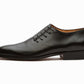Plain Wholecut Oxford - Black (with side lacing) - KING'S