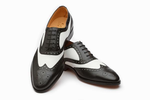 Men's white shop wingtip dress shoes