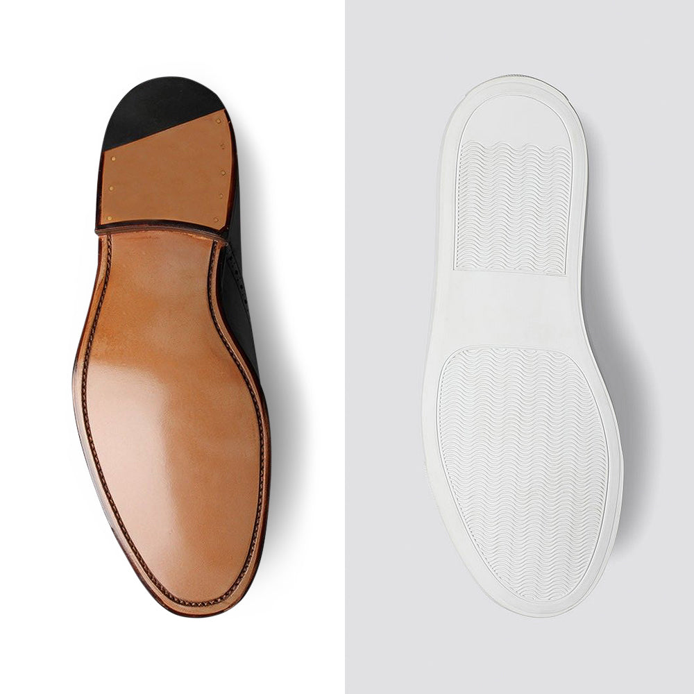 Leather Sole v/s Rubber Sole