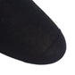 No Rib Black Solid Formal Luxury Socks