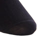 Ribbed Black Solid Luxury Socks