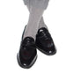 Black and Ash Herringbone Luxury Socks