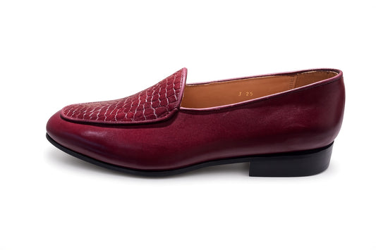 Belgian Loafer - Burgundy - SIZE UK5.5
