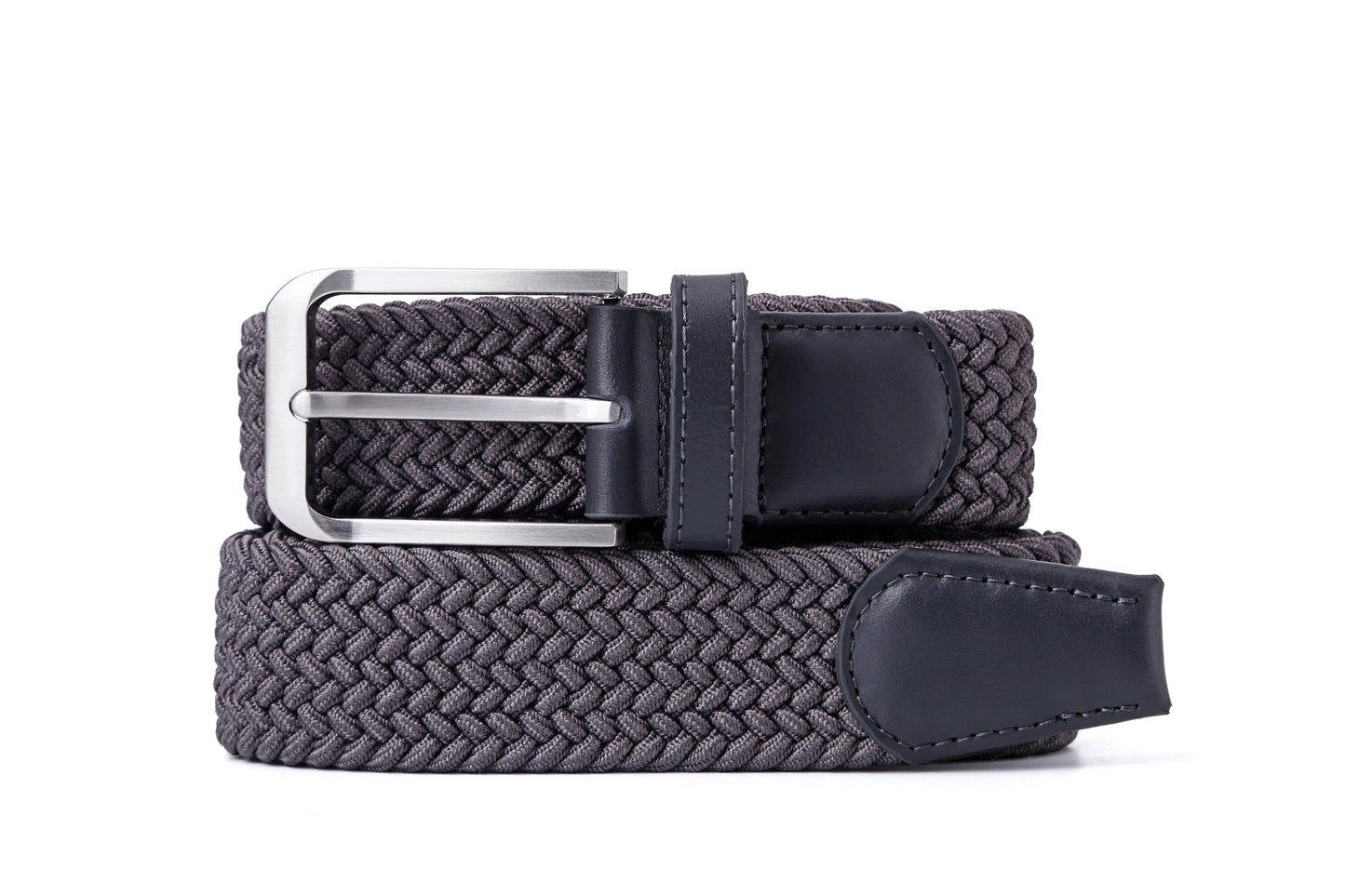 Grey - Luxury Handcrafted Woven Belt