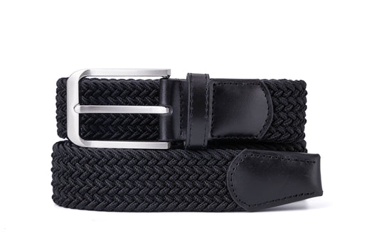 Black - Luxury Handcrafted Woven Belt