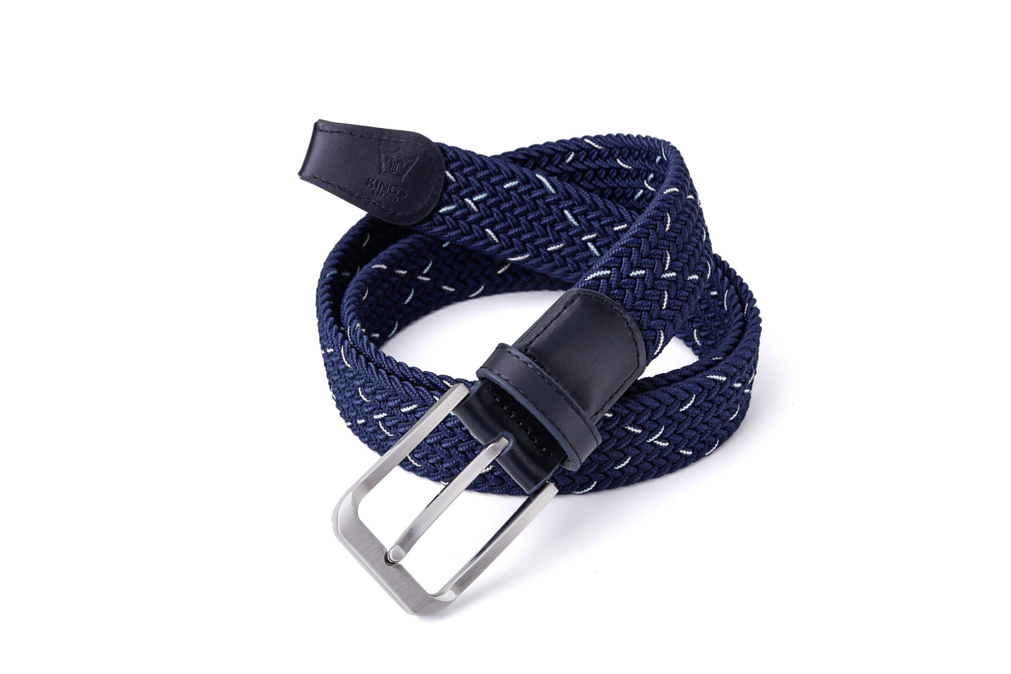 Blue & White - Luxury Handcrafted Woven Belt