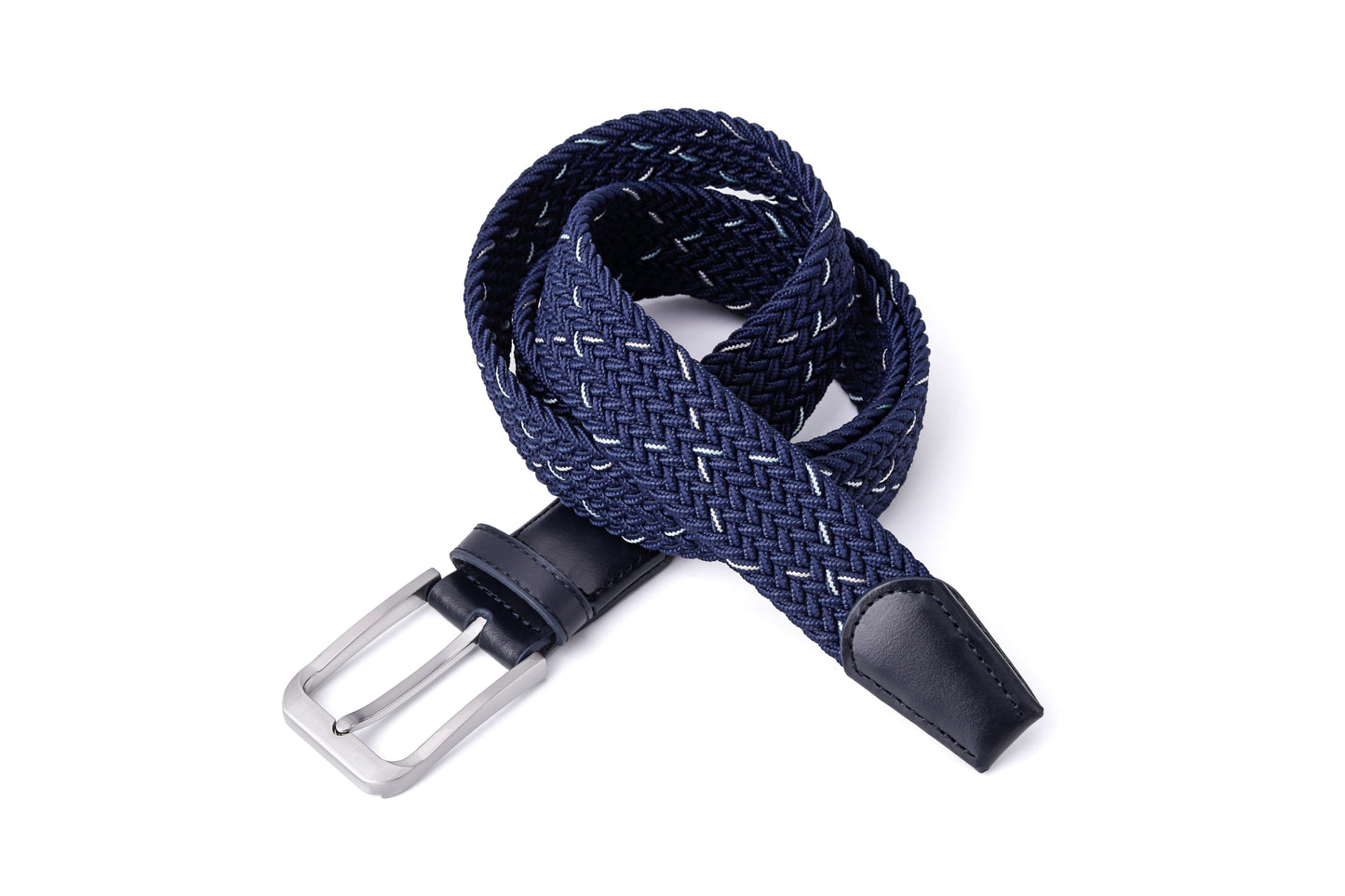 Blue & White - Luxury Handcrafted Woven Belt