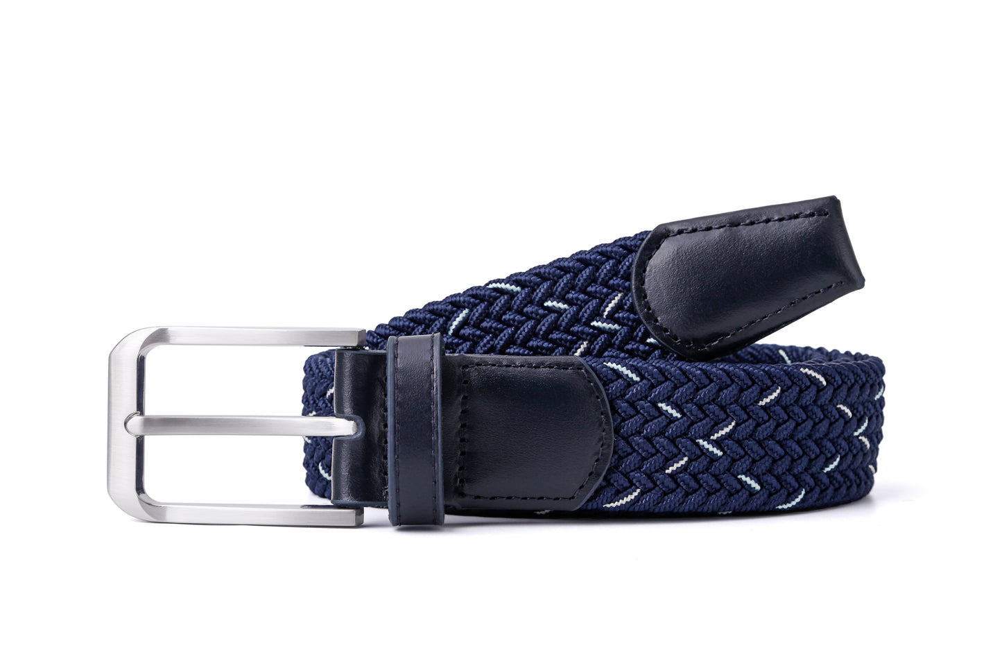 Blue & White - Luxury Handcrafted Woven Belt