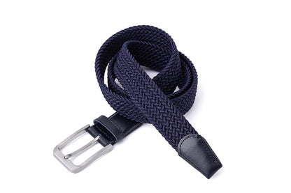 Navy - Luxury Handcrafted Woven Belt