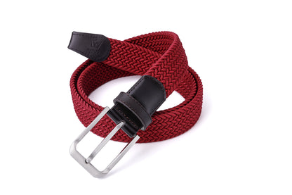 Red - Luxury Handcrafted Woven Belt