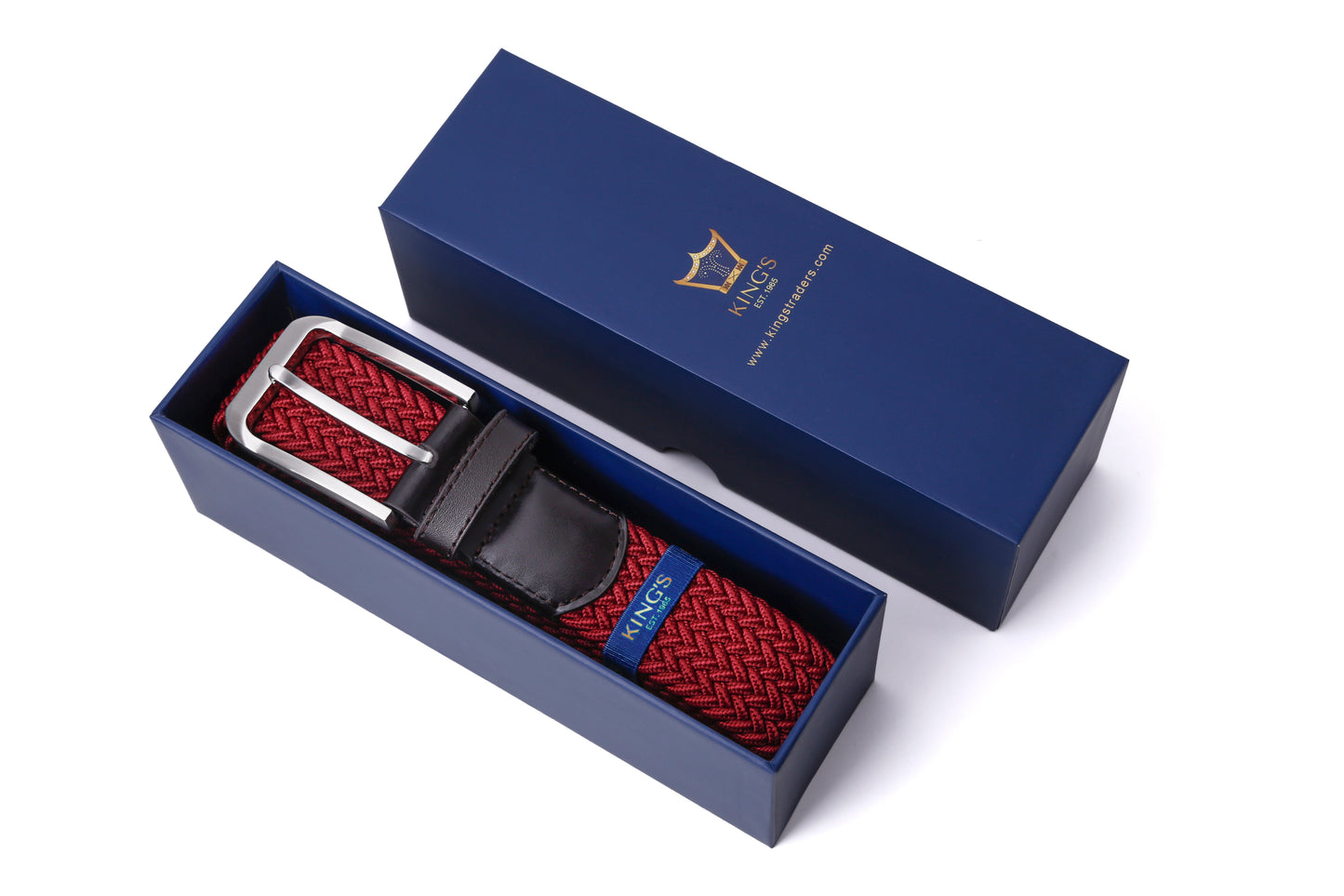 Red - Luxury Handcrafted Woven Belt