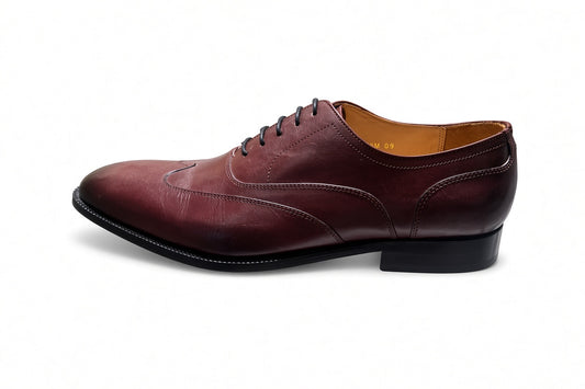 Oxford - Burgundy Wingtip Style - SIZE UK9