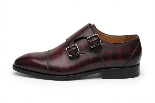 Double Monk - Patina Red - SIZE UK8.5