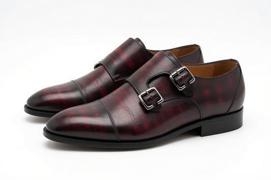 Double Monk - Patina Red - SIZE UK8.5