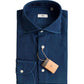 Mid blue chambray shirt, mens formal shirts Dubai.
