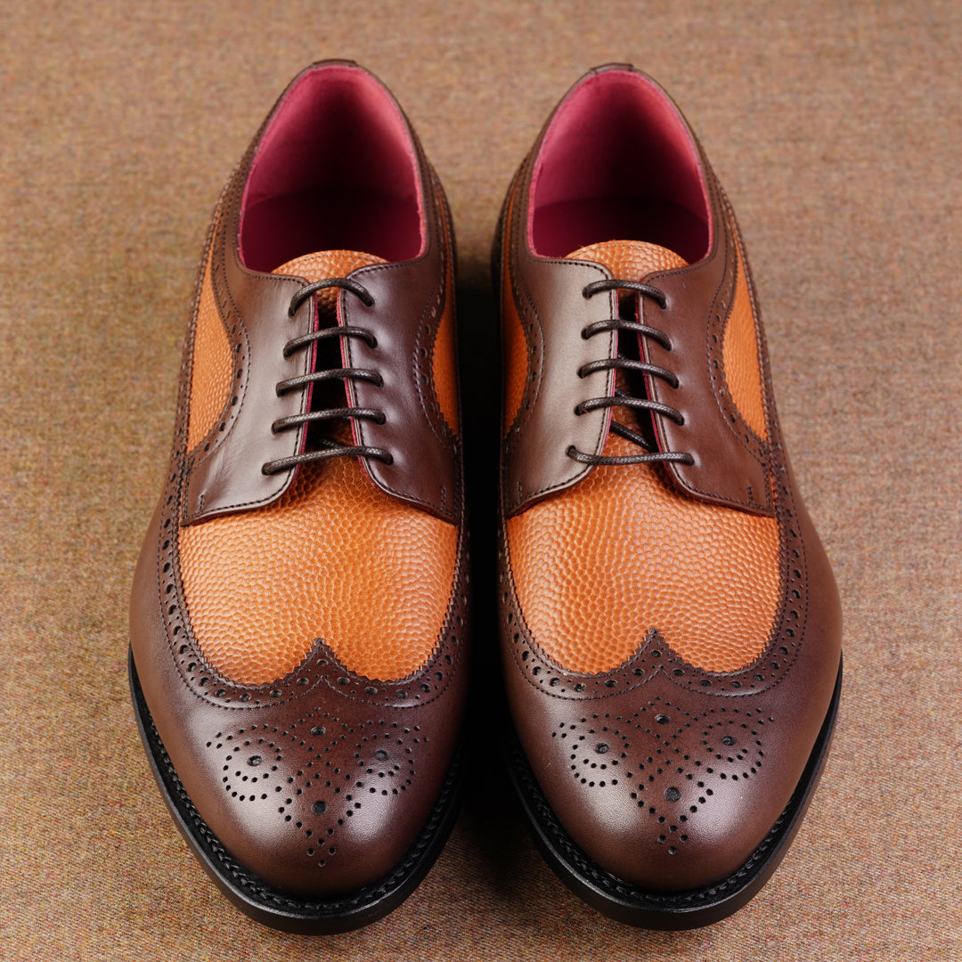 Mens 2 tone oxford hot sale shoes