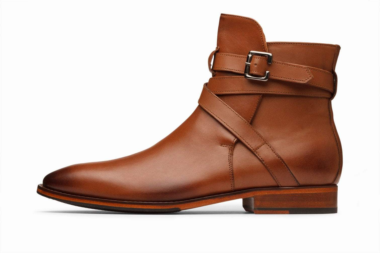 Jodhpur boot in tan colour, best leather shoes for men Dubai. 