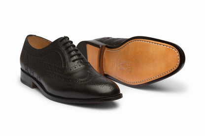 Wingtip Oxford Classic - Black - KING'S