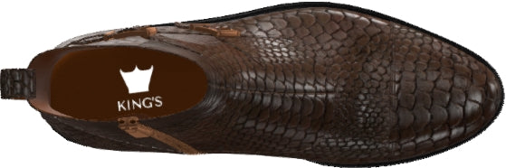 Octavian Buckle Boot Python - KING'S