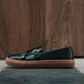 Double monk sneaker black caramel, formal shoes for men in Dubai.