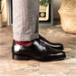 Whole cut oxford black, formal black shoes for men in Dubai.