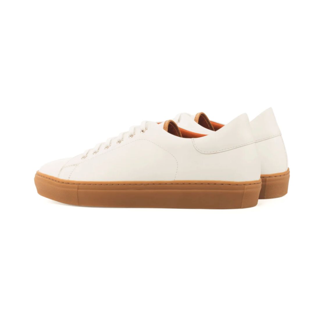 Leather sole tennis on sale shoes