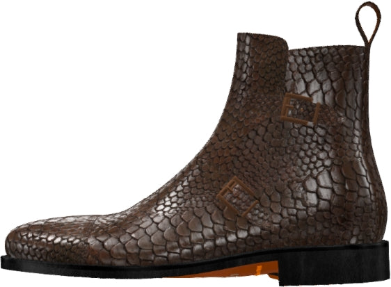Octavian Buckle Boot Python - KING'S