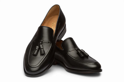 Tassel Loafers - Black - KING'S