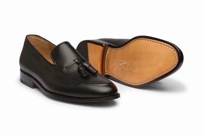 Tassel Loafers - Black - KING'S