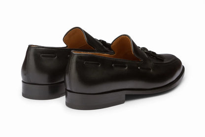 Tassel Loafers - Black - KING'S