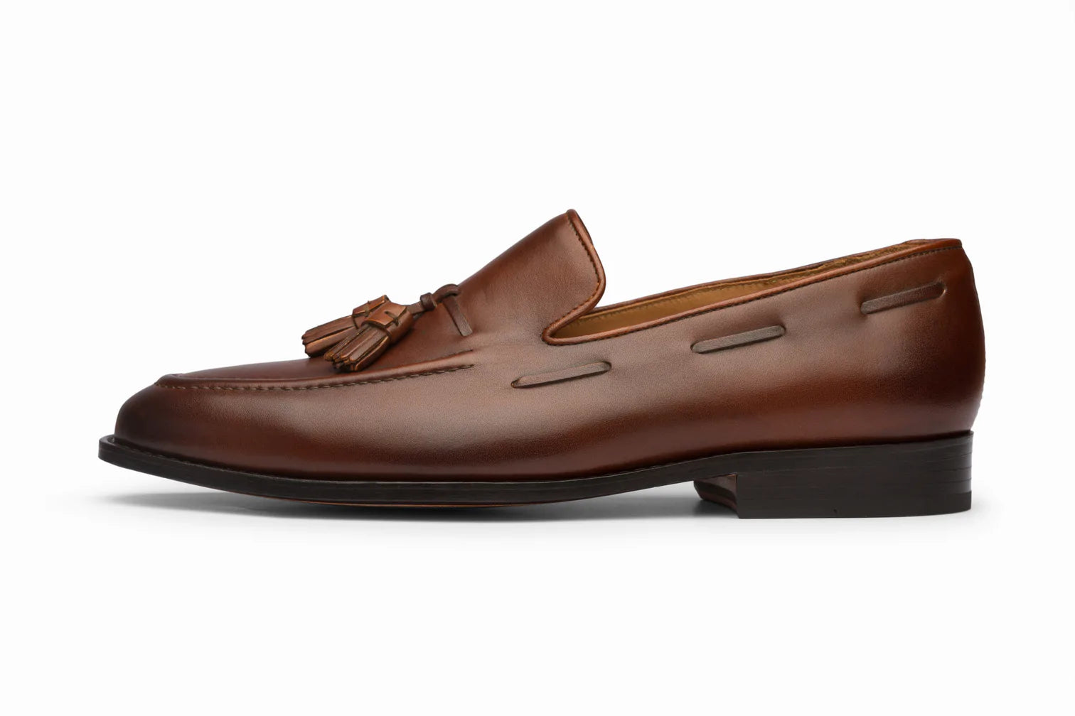 Tassel loafers shoes brown, formal shoes for men in Dubai.