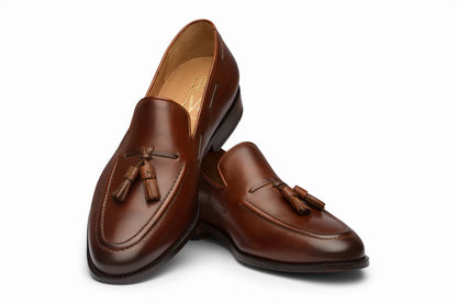 Tassel Loafers - Brown - KING'S