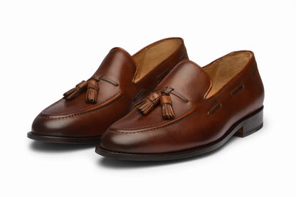 Tassel Loafers - Brown - KING'S