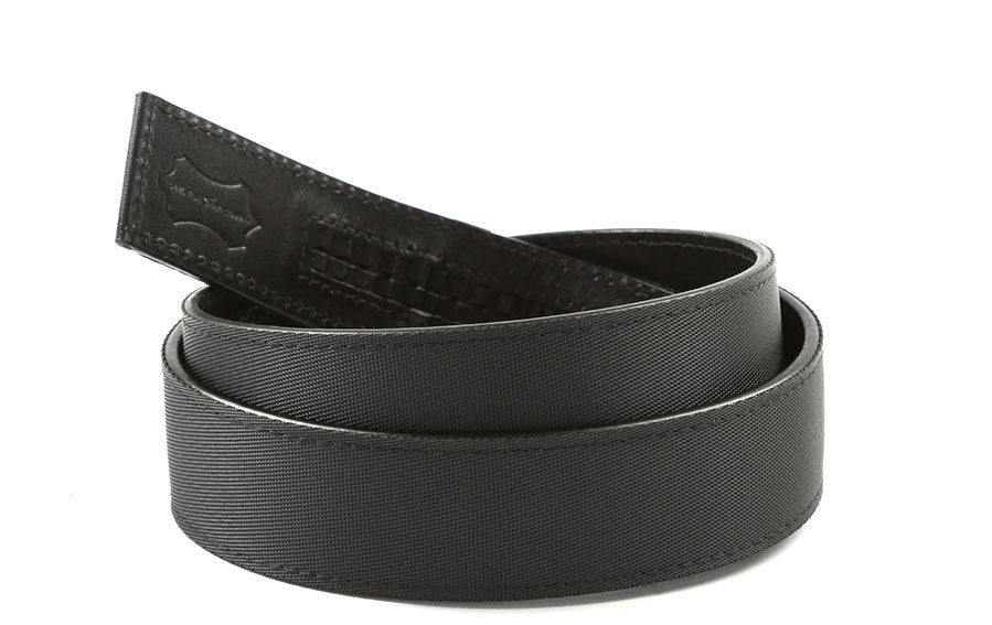 1.5" Canvas Black belt strap, premium canvas belt strap from Kings Dubai