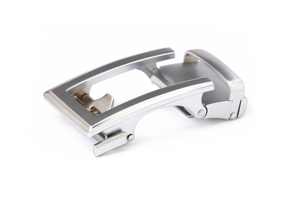 Classic Silver Buckle 1.5"