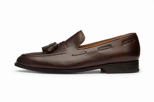 Tassel loafers d brown, formal shoes for men in Dubai.